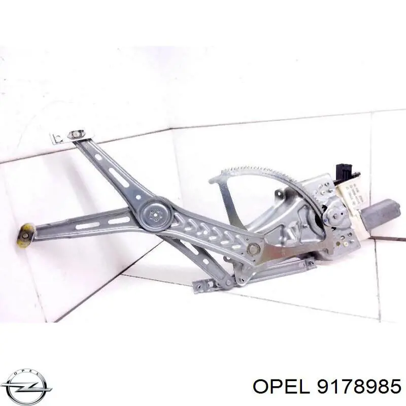 Mecanismo de acionamento de vidro da porta dianteira esquerda para Opel Vectra C 