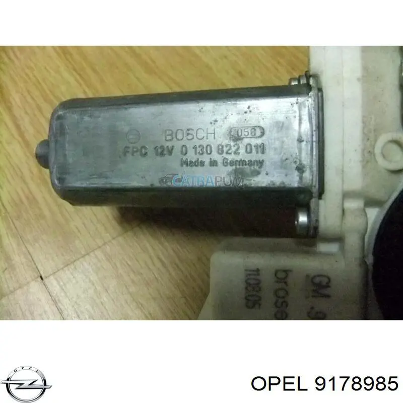 Mecanismo de acionamento de vidro da porta dianteira esquerda Opel Vectra C 