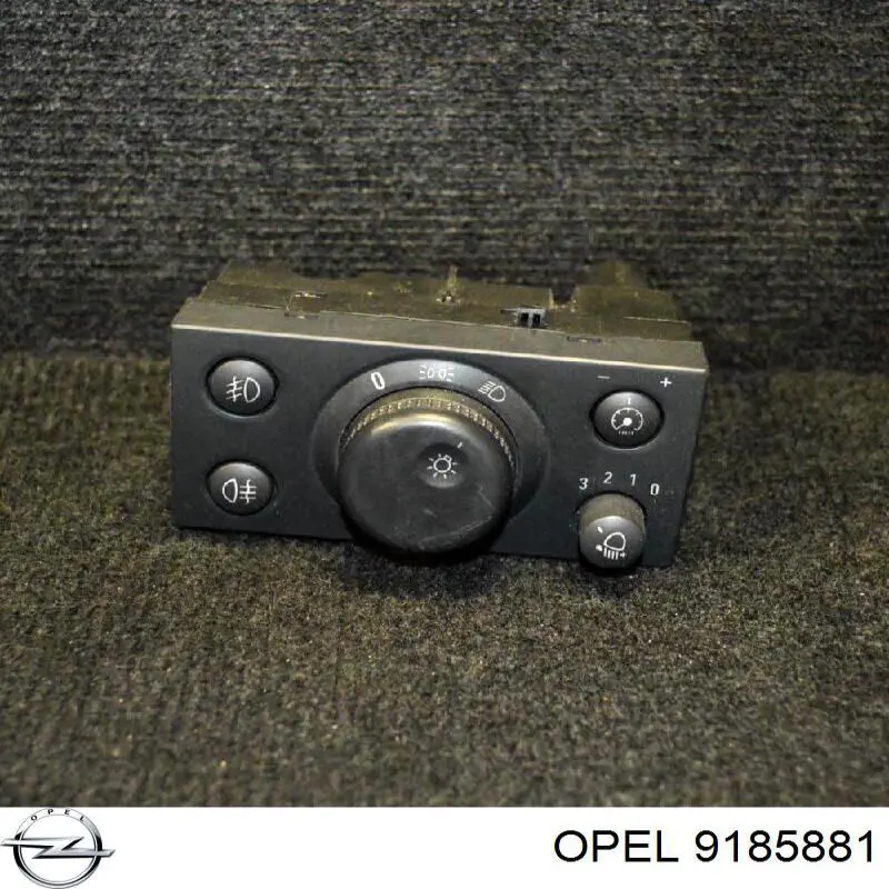 Compre 9185881 Opel Comutador das luzes no "painel de instrumentos"