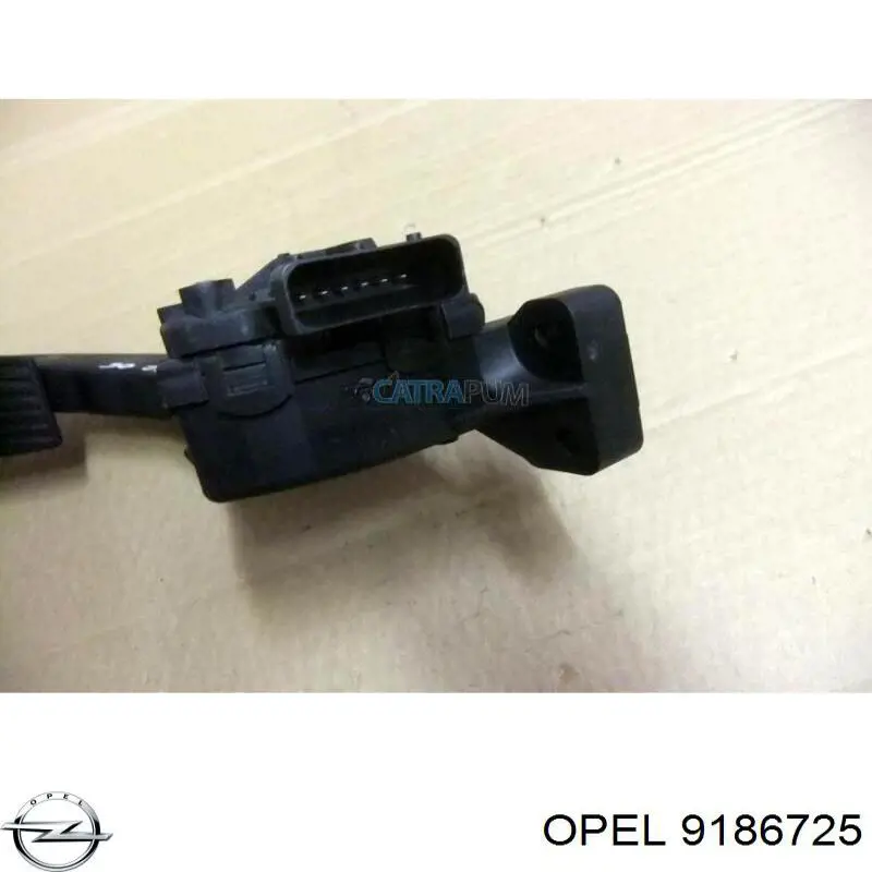 9186725 Opel Pedal de gás (de acelerador)