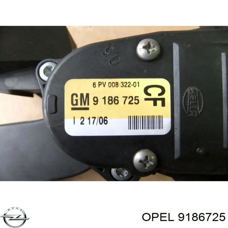 Pedal de gás (de acelerador) Opel 9186725 preço, a partir de 88,69 USD