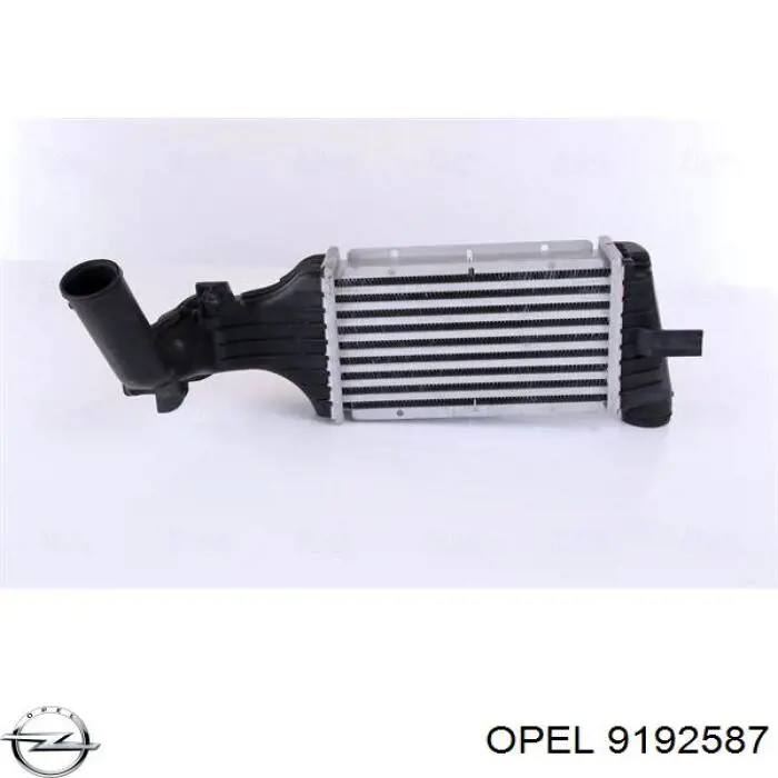 9192587 Opel Radiador de intercooler