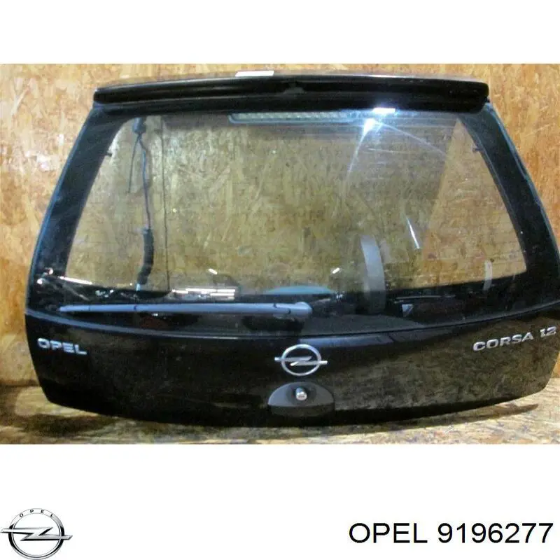 126281 Opel Porta traseira (3ª/5ª porta-malas (tampa de alcapão)