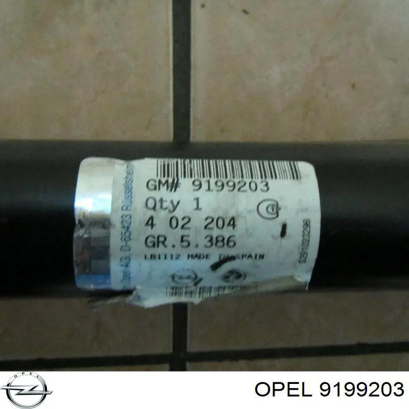 9199203 Opel Viga de suspensão traseira (plataforma veicular)