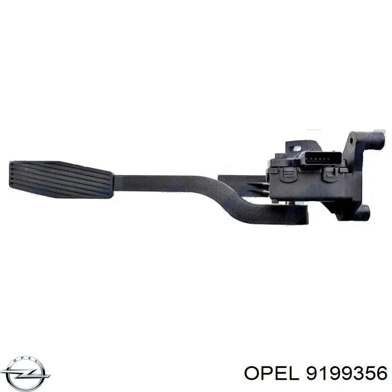 9199356 Opel Pedal de gás (de acelerador)