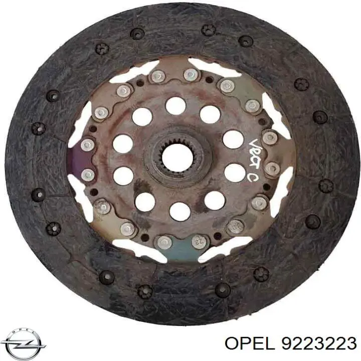 Disco de embraiagem 9223223 Opel
