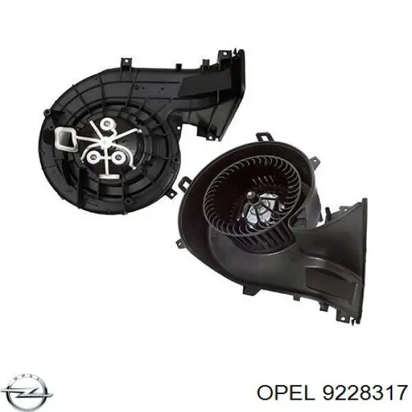 Motor de ventilador de forno (de aquecedor de salão) Opel 9228317 preço, a partir de 105,40 USD