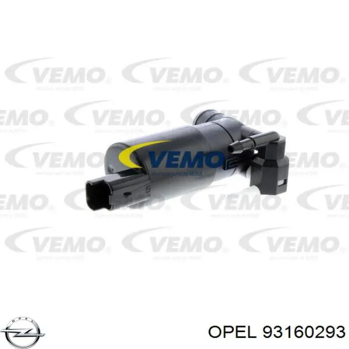 Bomba de motor de fluido para lavador de vidro dianteiro Opel 93160293 preço, a partir de 16,24 USD