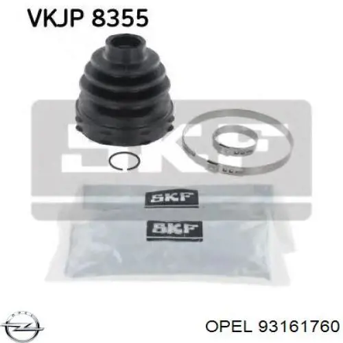 Compre 93161760 Opel Bota de proteção interna de junta homocinética do semieixo dianteiro