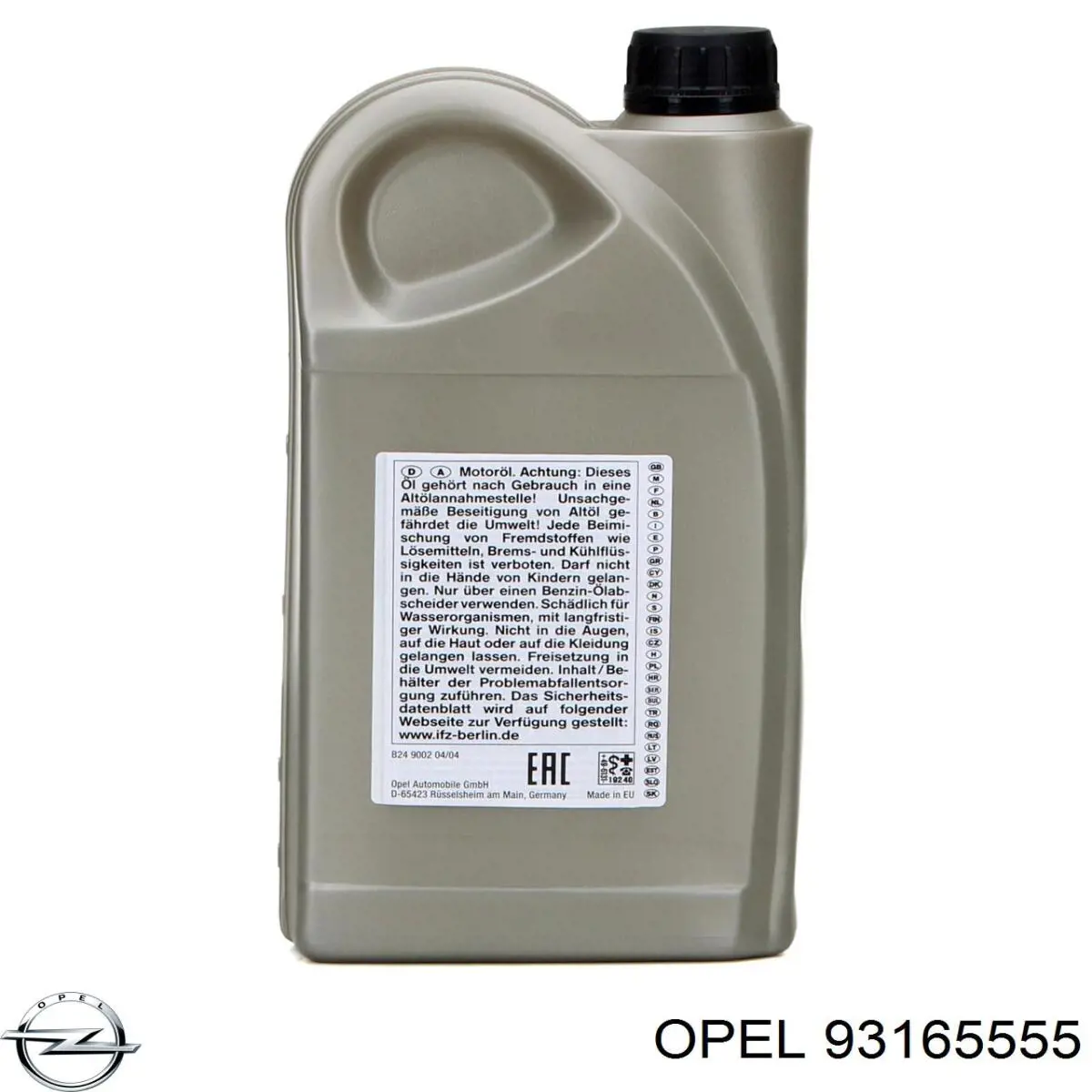 Óleo para motor 93165555 Opel