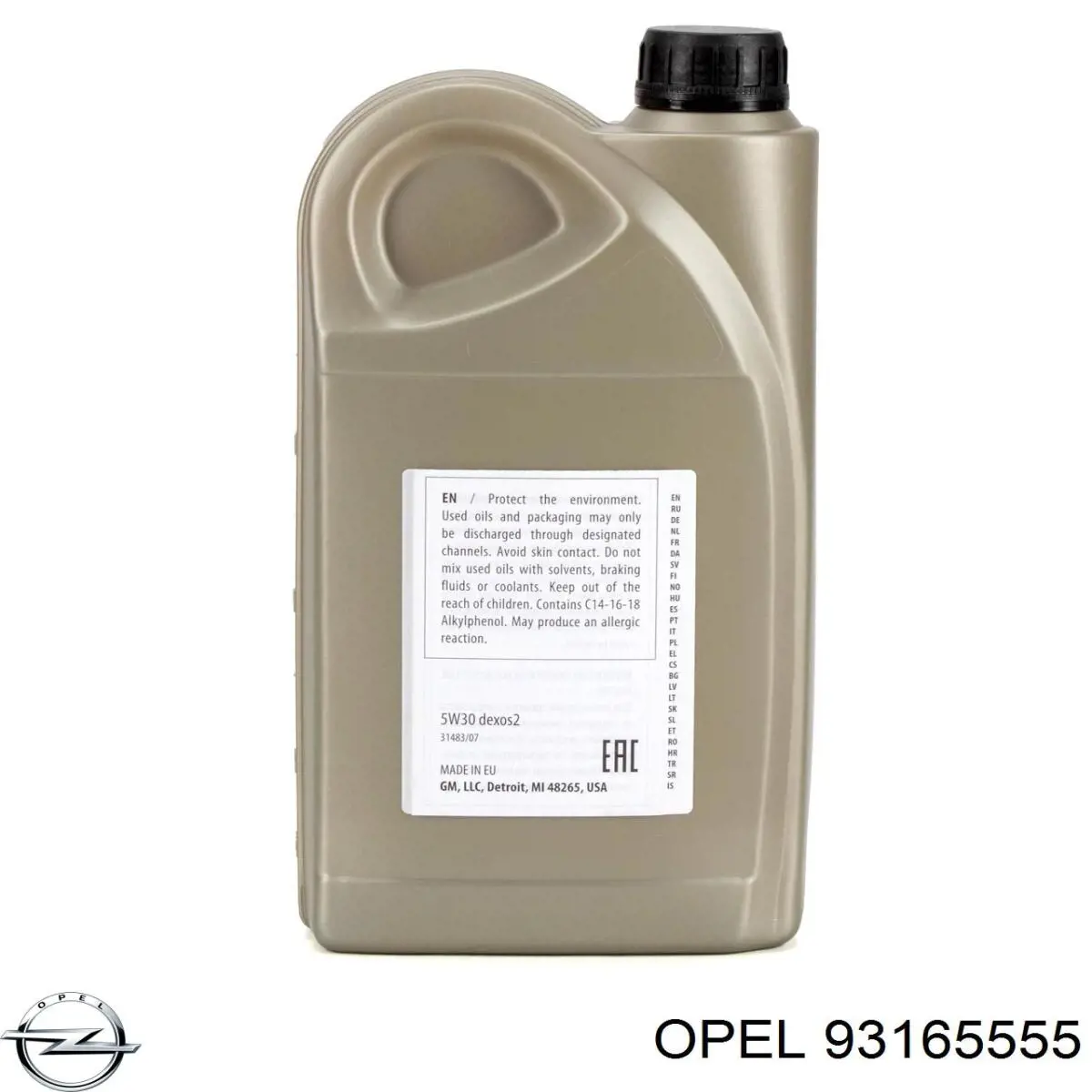  Opel 93165555