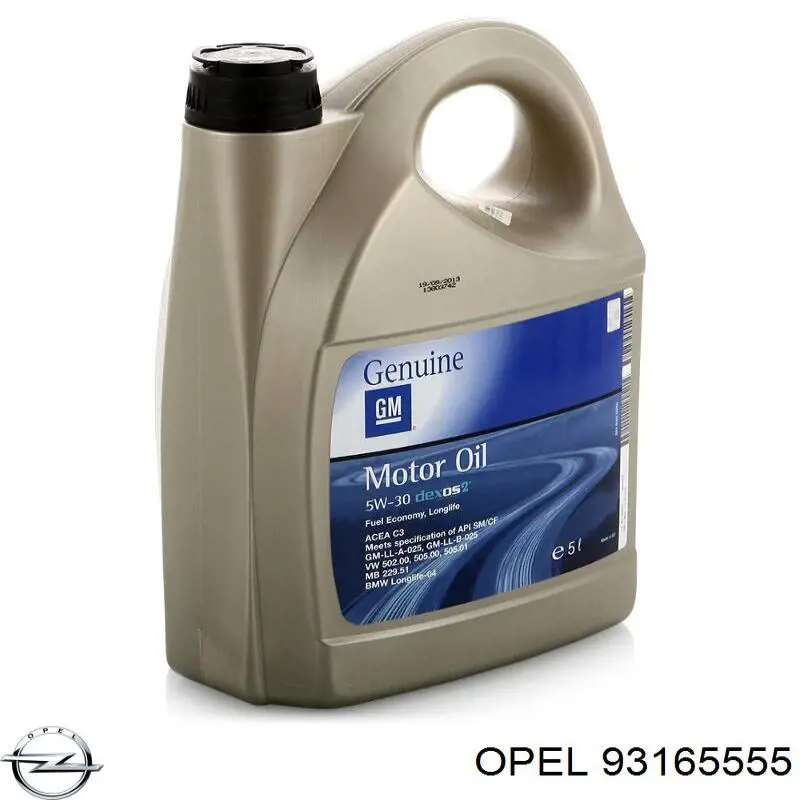 93165555 Opel Óleo para motor