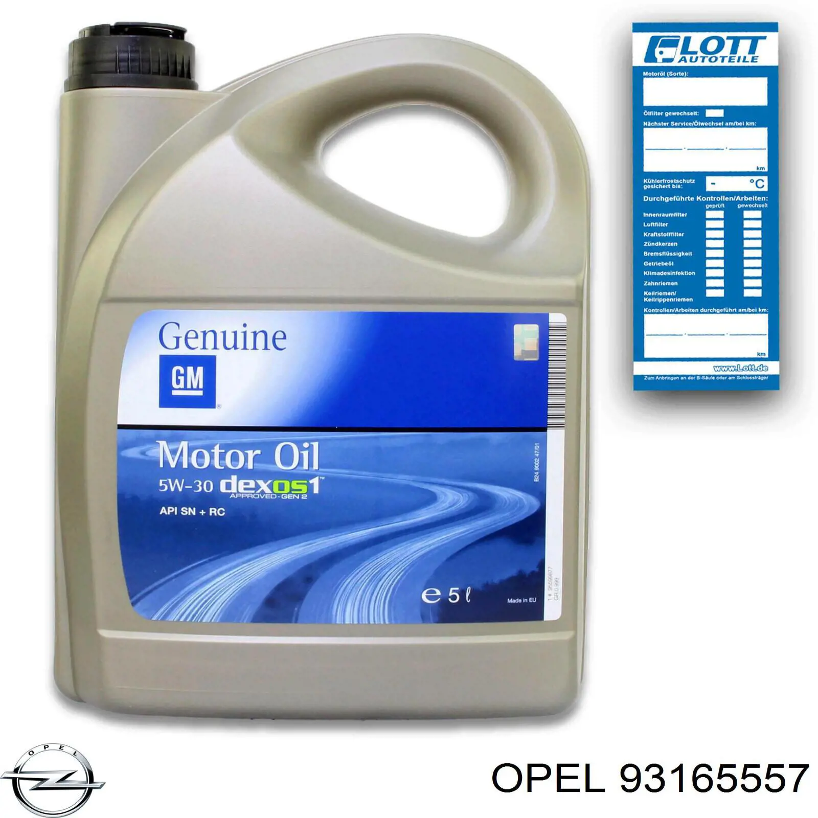 Óleo para motor 93165557 Opel