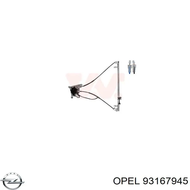 8070100Q0H Renault (RVI) Mecanismo de acionamento de vidro da porta dianteira esquerda