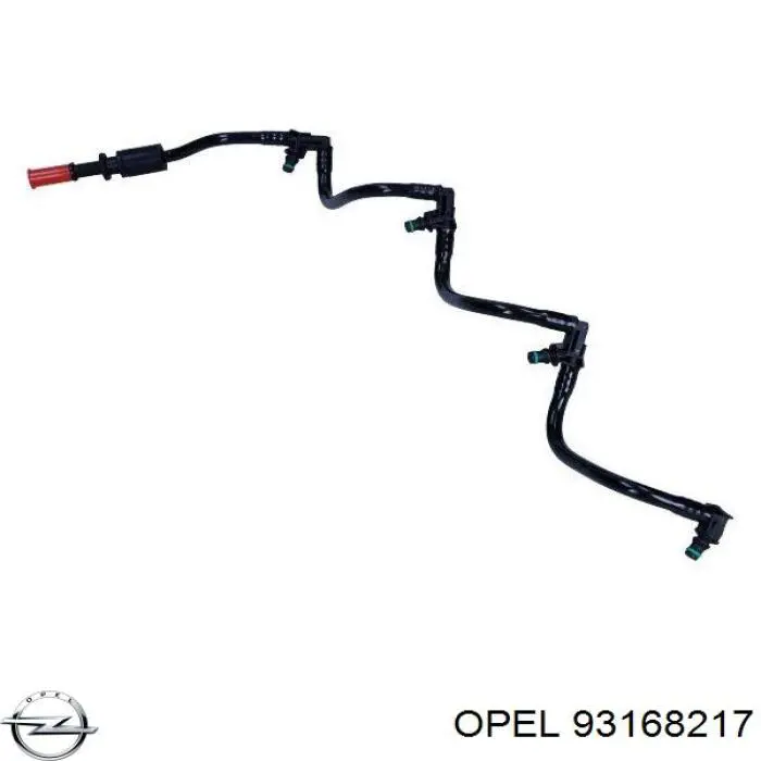 Tubo de combustível, inverso desde os injetores Opel 93168217 preço, a partir de 46,18 USD