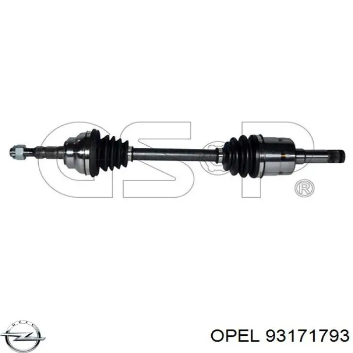 Semieixo (acionador) dianteiro direito Opel 374456 preço, a partir de 100,98 USD