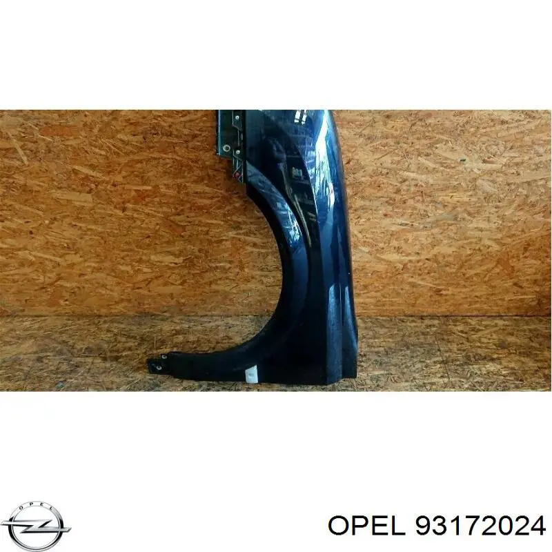 93172024 Opel Pára-lama dianteiro esquerdo