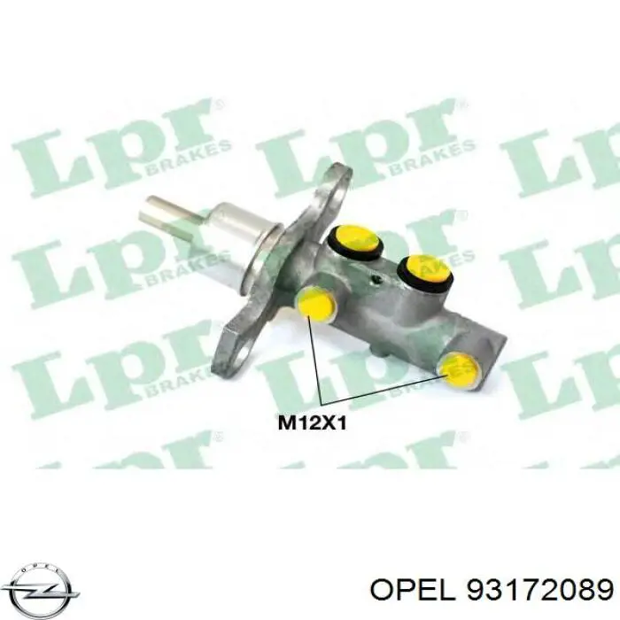 93172089 Opel Cilindro mestre do freio