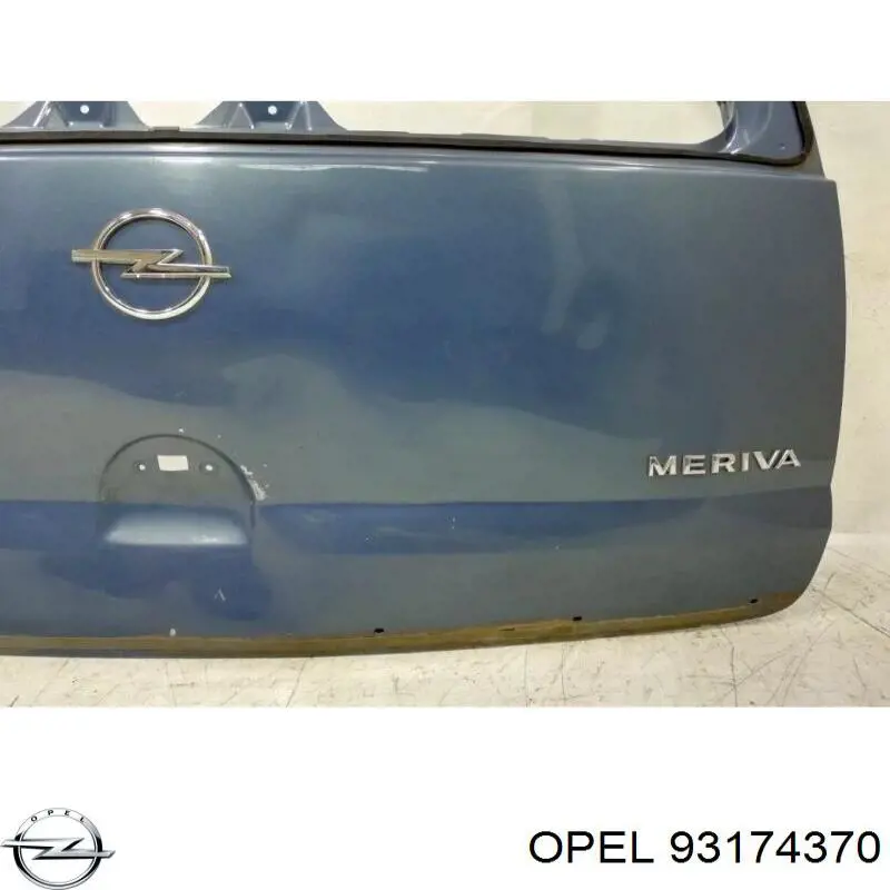 Porta traseira (3ª/5ª porta-malas (tampa de alcapão) Opel 93174370 preço, a partir de 356,91 USD
