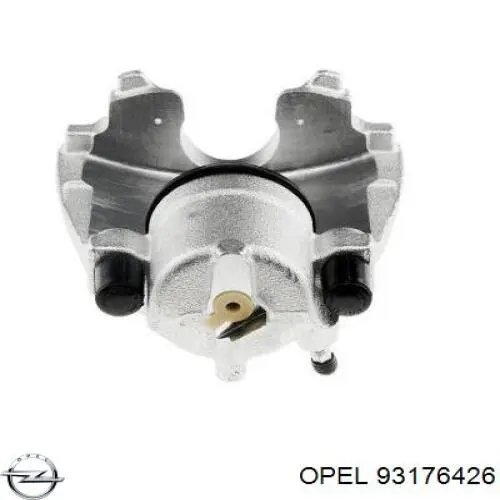 93176426 Opel Suporte do freio dianteiro esquerdo
