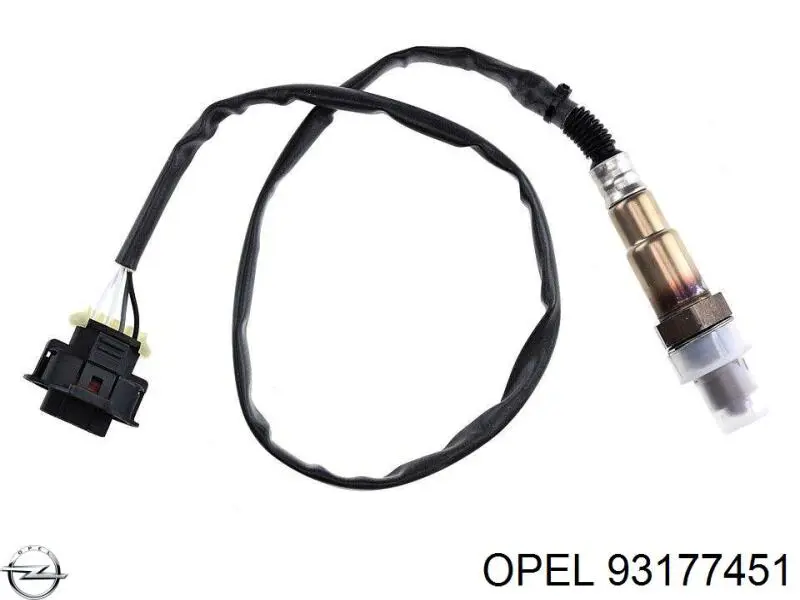 Compre 93177451 Opel Sonda lambda, sensor de oxigênio até o catalisador