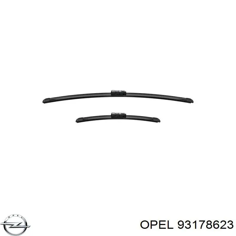 Limpa-pára-brisas do pára-brisas, kit de 2 un. 93178623 General Motors