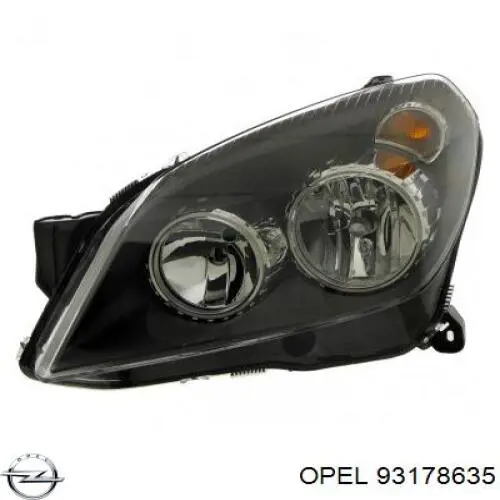 93178635 Opel Luz esquerda