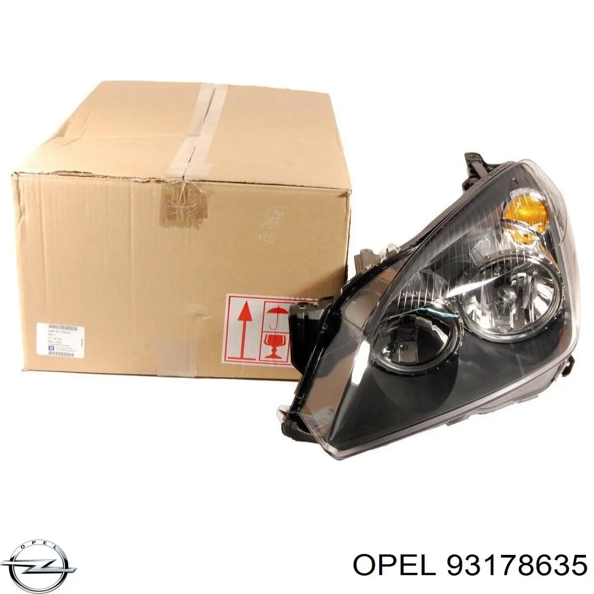Luz esquerda Opel 93178635 preço, a partir de 100,45 USD