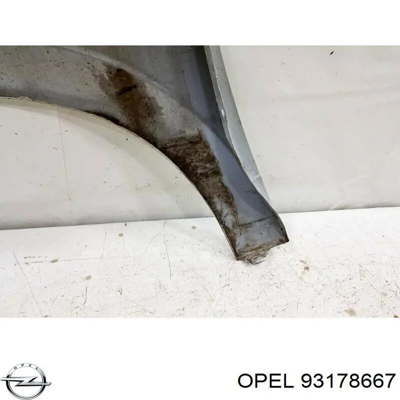 Pára-lama dianteiro direito Opel 93178667 preço, a partir de 90,39 USD