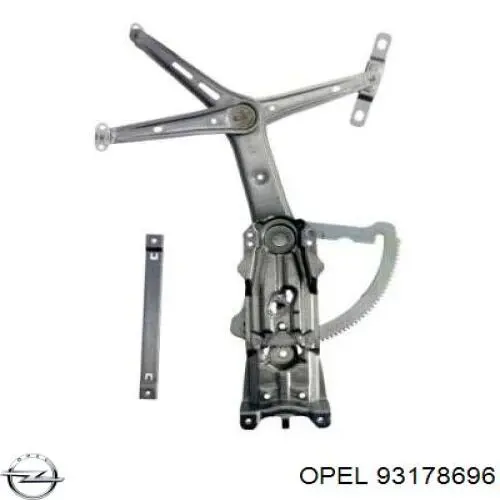 Mecanismo de acionamento de vidro da porta dianteira direita Opel 93178696 preço, a partir de 51,08 USD