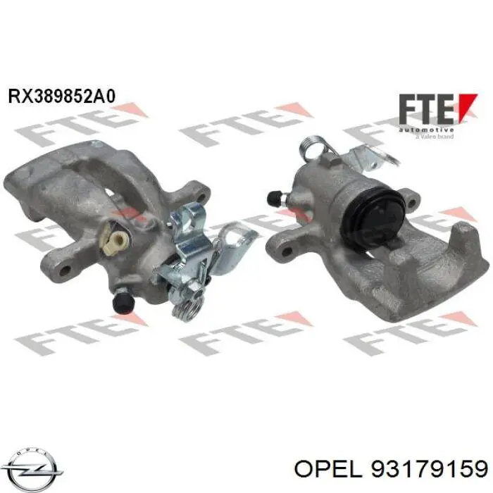 Compre 93179159 Opel Suporte do freio traseiro direito
