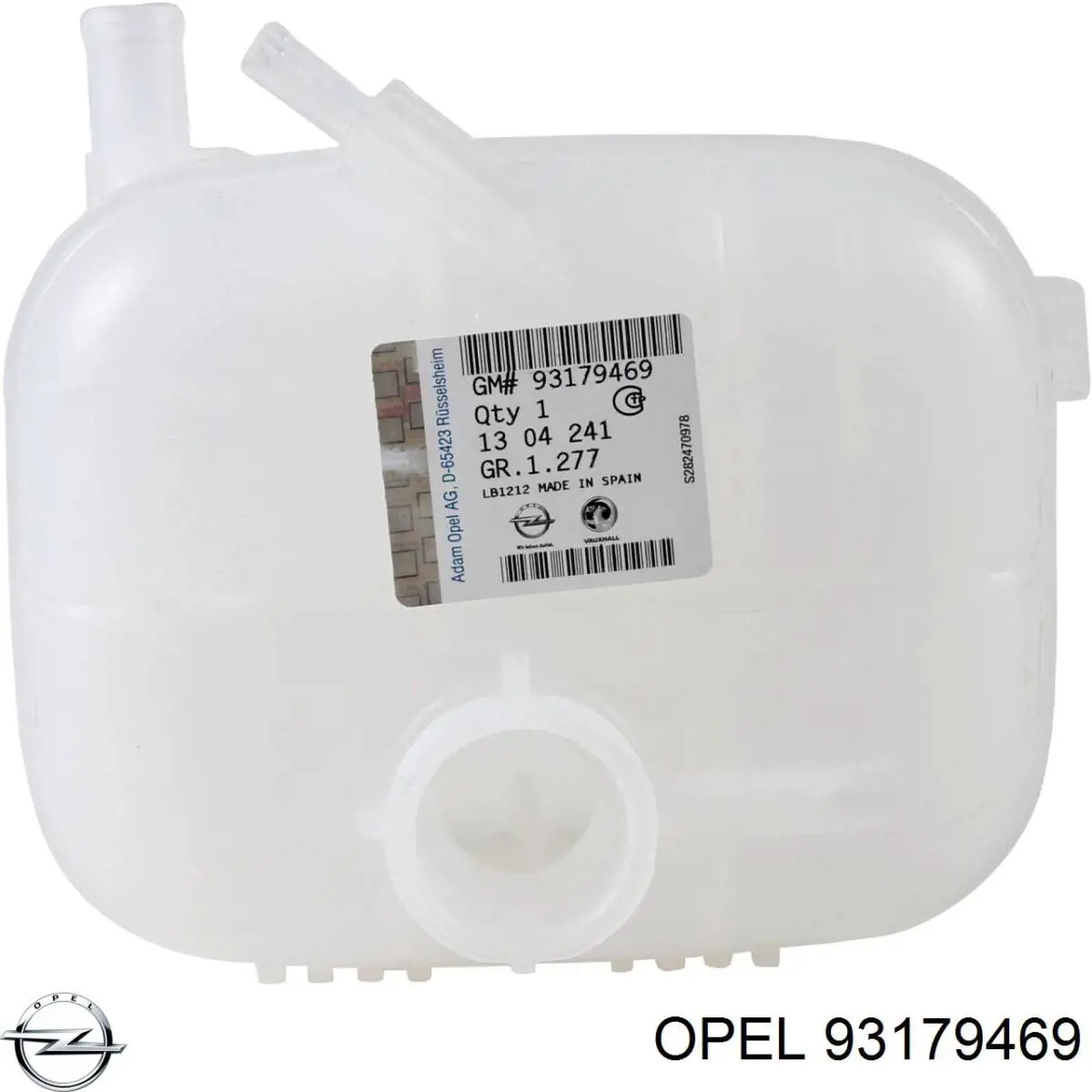 Tanque de expansão do sistema de esfriamento Opel 93179469 preço, a partir de 30,03 USD