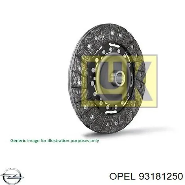Compre 664078 Opel Disco de embraiagem