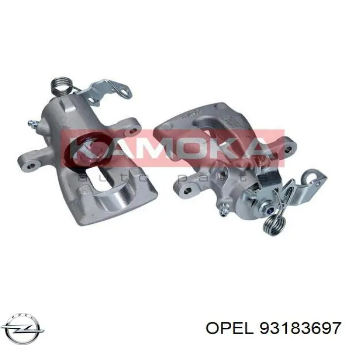Compre 93183697 Opel Suporte do freio traseiro direito
