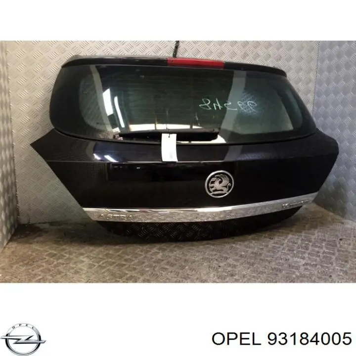 93184005 Opel Porta traseira (3ª/5ª porta-malas (tampa de alcapão)