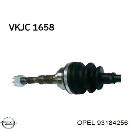 Compre 93184256 Opel Semieixo (acionador) dianteiro direito
