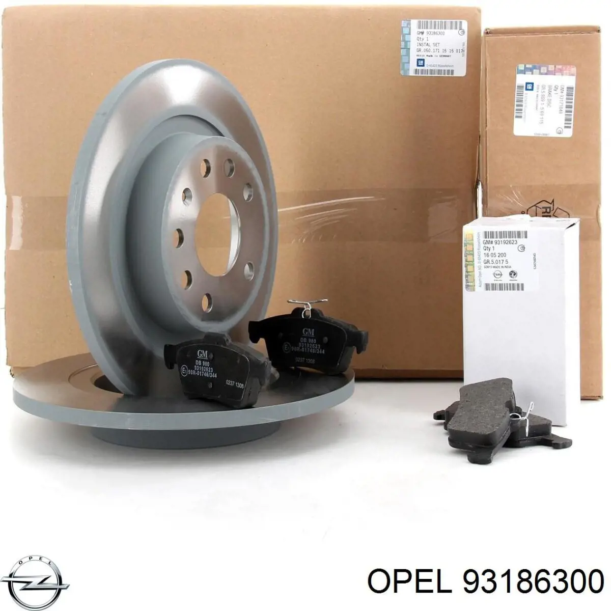 Disco do freio traseiro Opel 93186300 preço, a partir de 159,35 USD