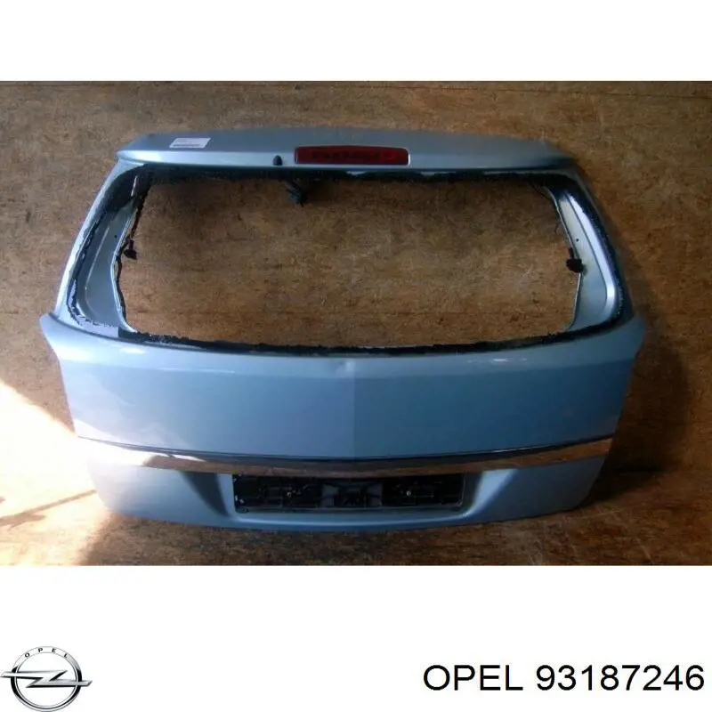 Compre 93187246 Opel Porta traseira (3ª/5ª porta-malas (tampa de alcapão)