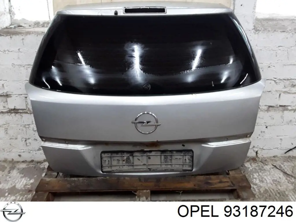 Porta traseira (3ª/5ª porta-malas (tampa de alcapão) 93187246 Opel