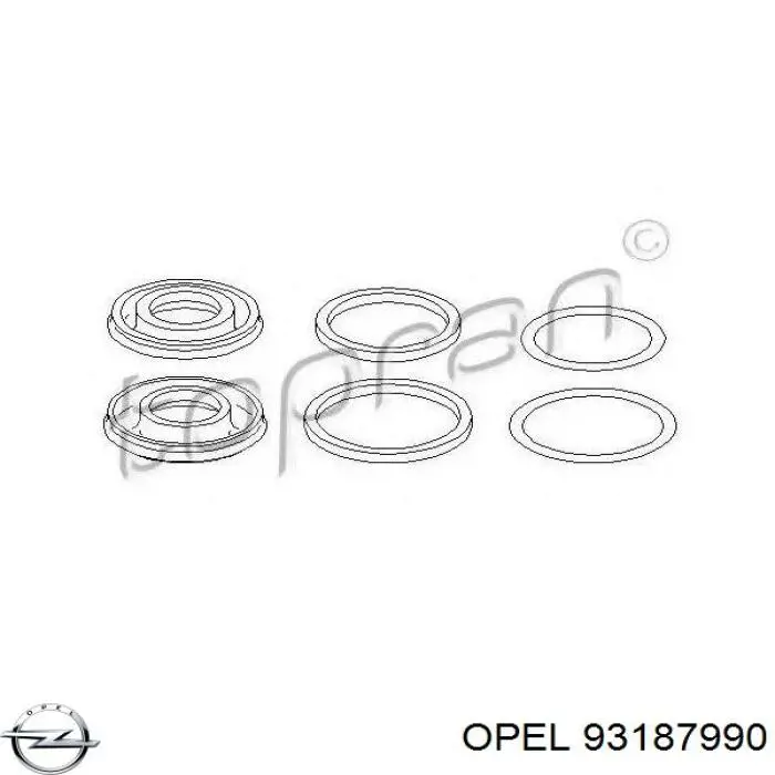 93187990 Opel Kit de reparação de suporte do freio traseiro