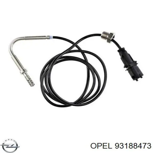 93188473 Opel Sensor de temperatura dos gases de escape (GE), depois de filtro de partículas diesel