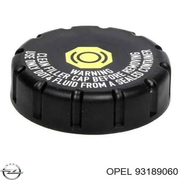 93189060 Opel Tampa de tanque de cilindro mestre do freio