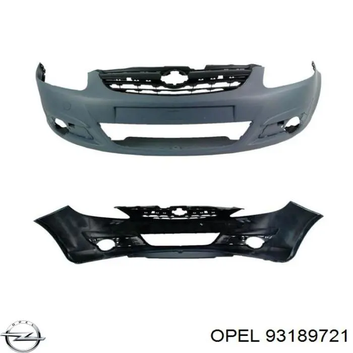 Compre 93189721 Opel Pára-choque dianteiro