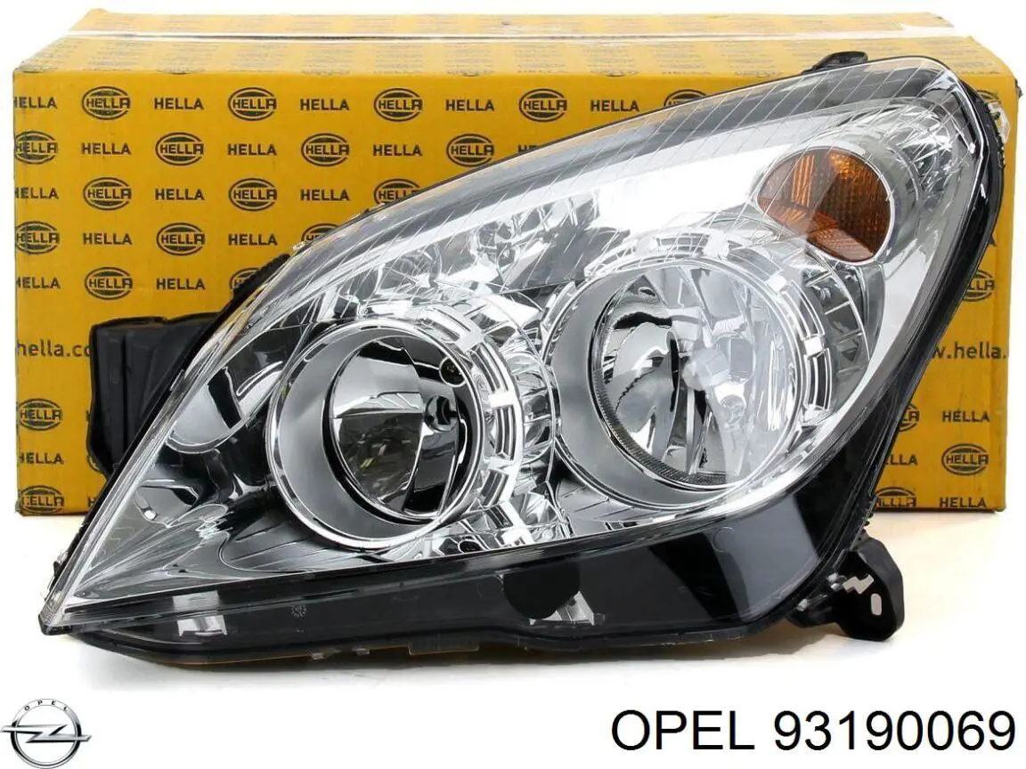 Luz esquerda Opel 93190069 preço, a partir de 127,69 USD