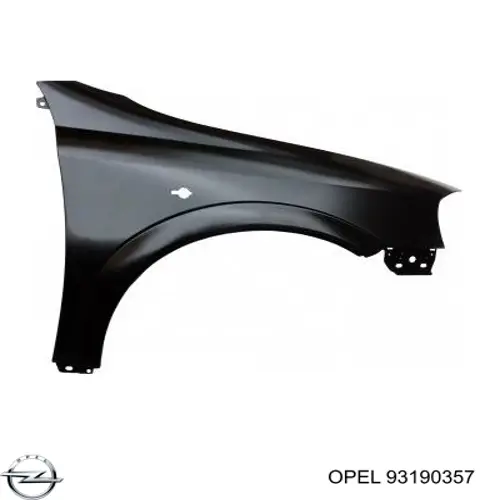 Pára-lama dianteiro esquerdo Opel 93190357 preço, a partir de 108,96 USD