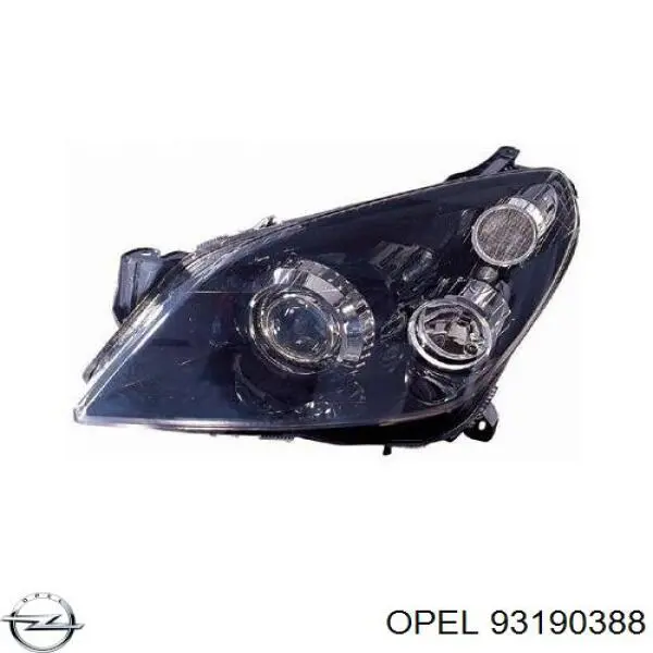 Compre 93190388 Opel Luz esquerda