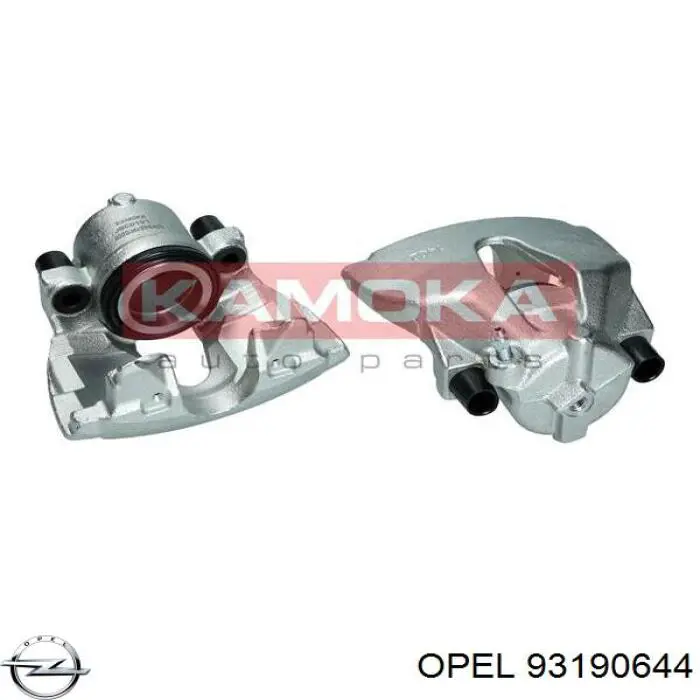 93190644 Opel Suporte do freio dianteiro esquerdo