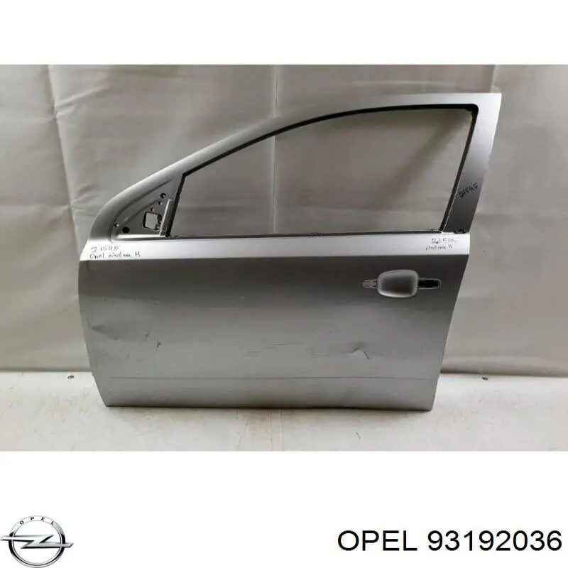 Porta dianteira esquerda Opel 124739 preço, a partir de 276,29 USD