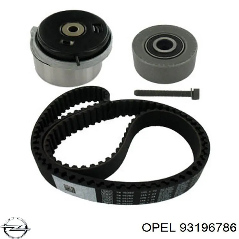 93196786 Opel Correia do mecanismo de distribuição de gás, kit
