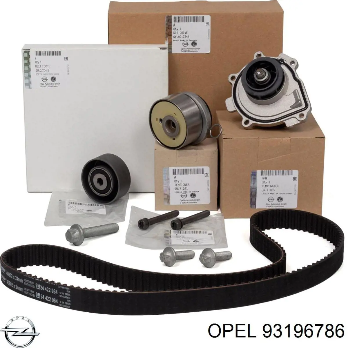 Correia do mecanismo de distribuição de gás, kit Opel 93196786 preço, a partir de 66,52 USD
